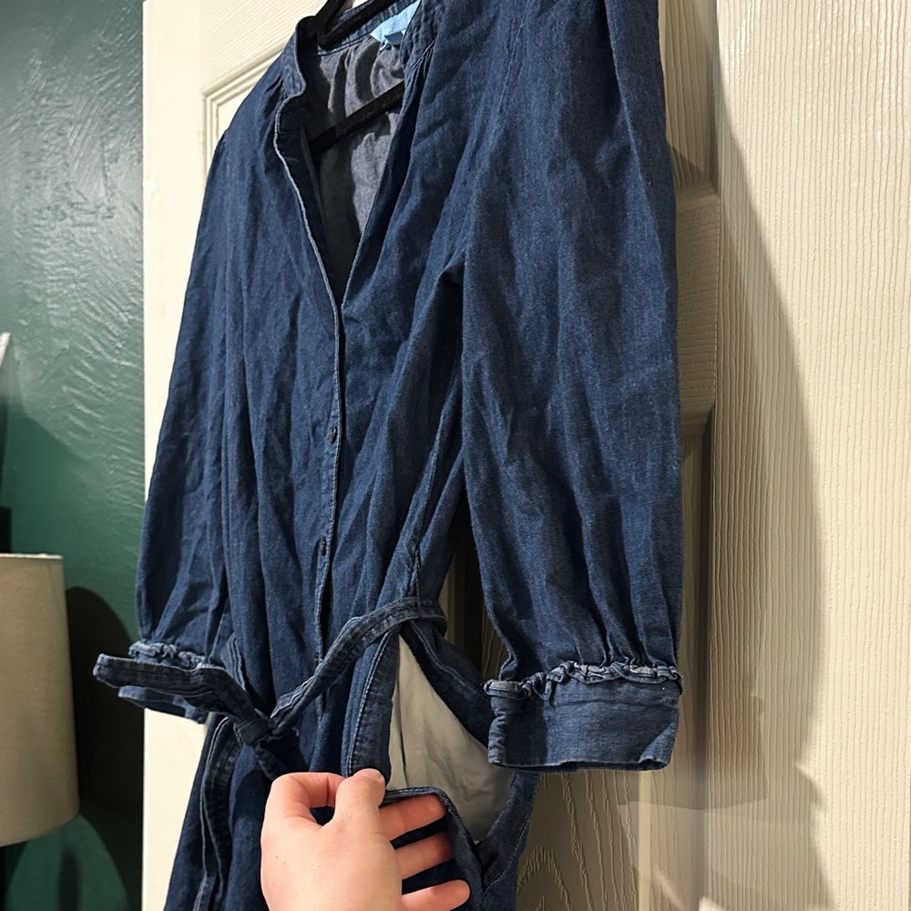 Draper James Chambray Shirt Dress - Picture 4 of 5